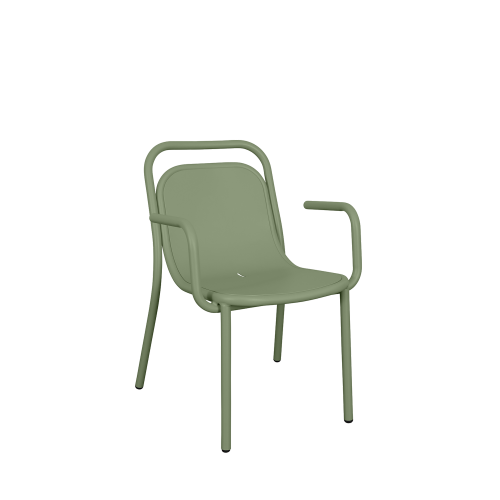 picture of Dabo dining chair, armrest